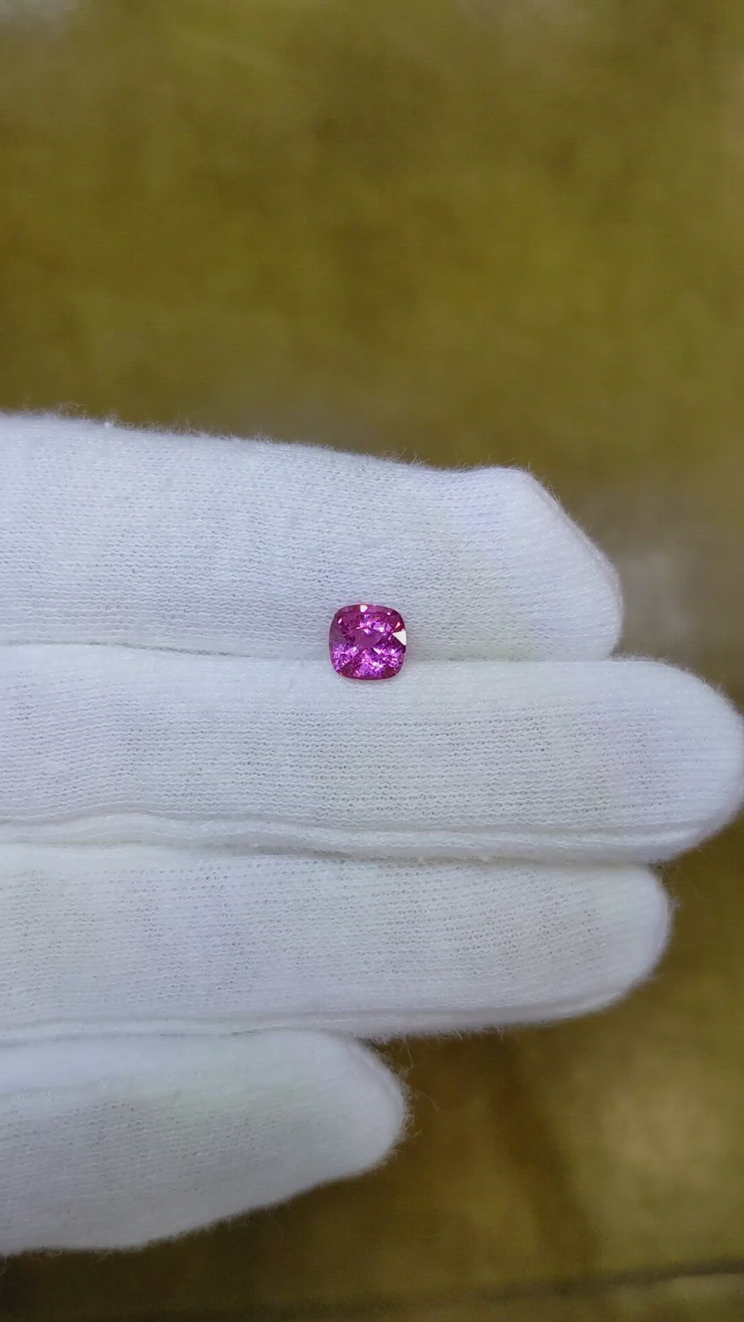 1.08 Ct. Pink Sapphire from Ceylon (Sri Lanka) Size Video