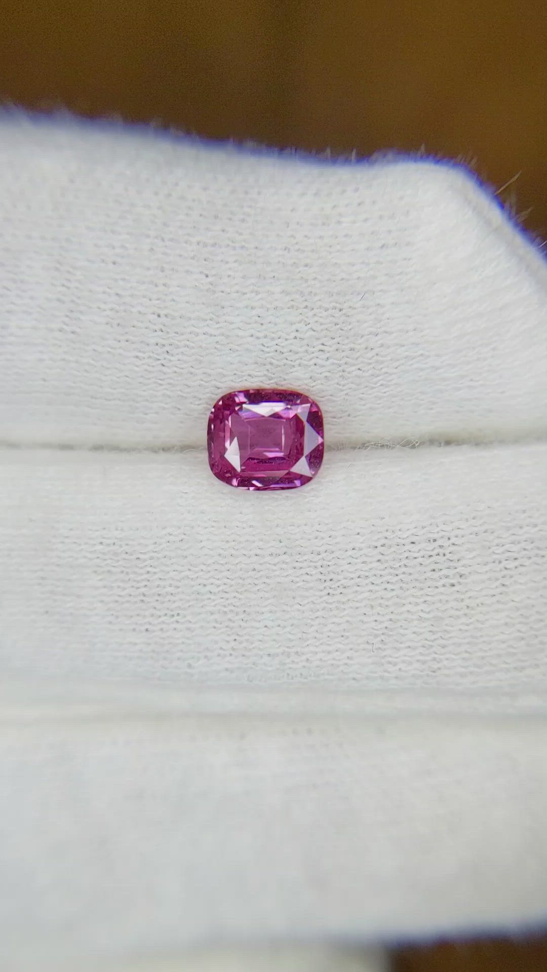 0.99 Ct. Pink Sapphire from Ceylon (Sri Lanka) Size Video