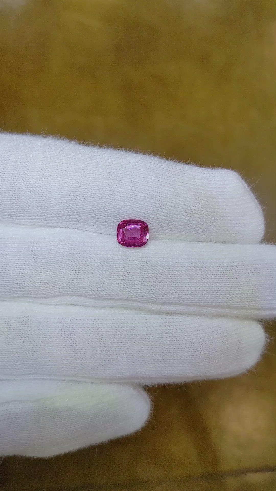 0.99 Ct. Pink Sapphire from Ceylon (Sri Lanka) Size Video