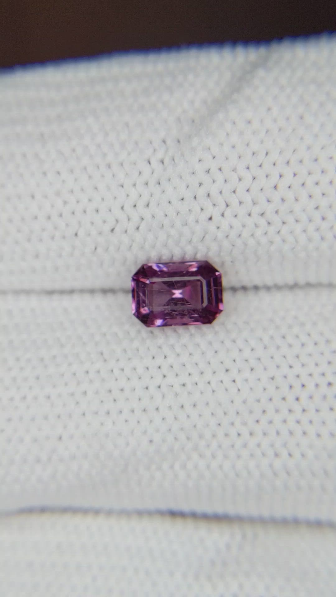 0.93 Ct. Pink Sapphire from Ceylon (Sri Lanka) Size Video
