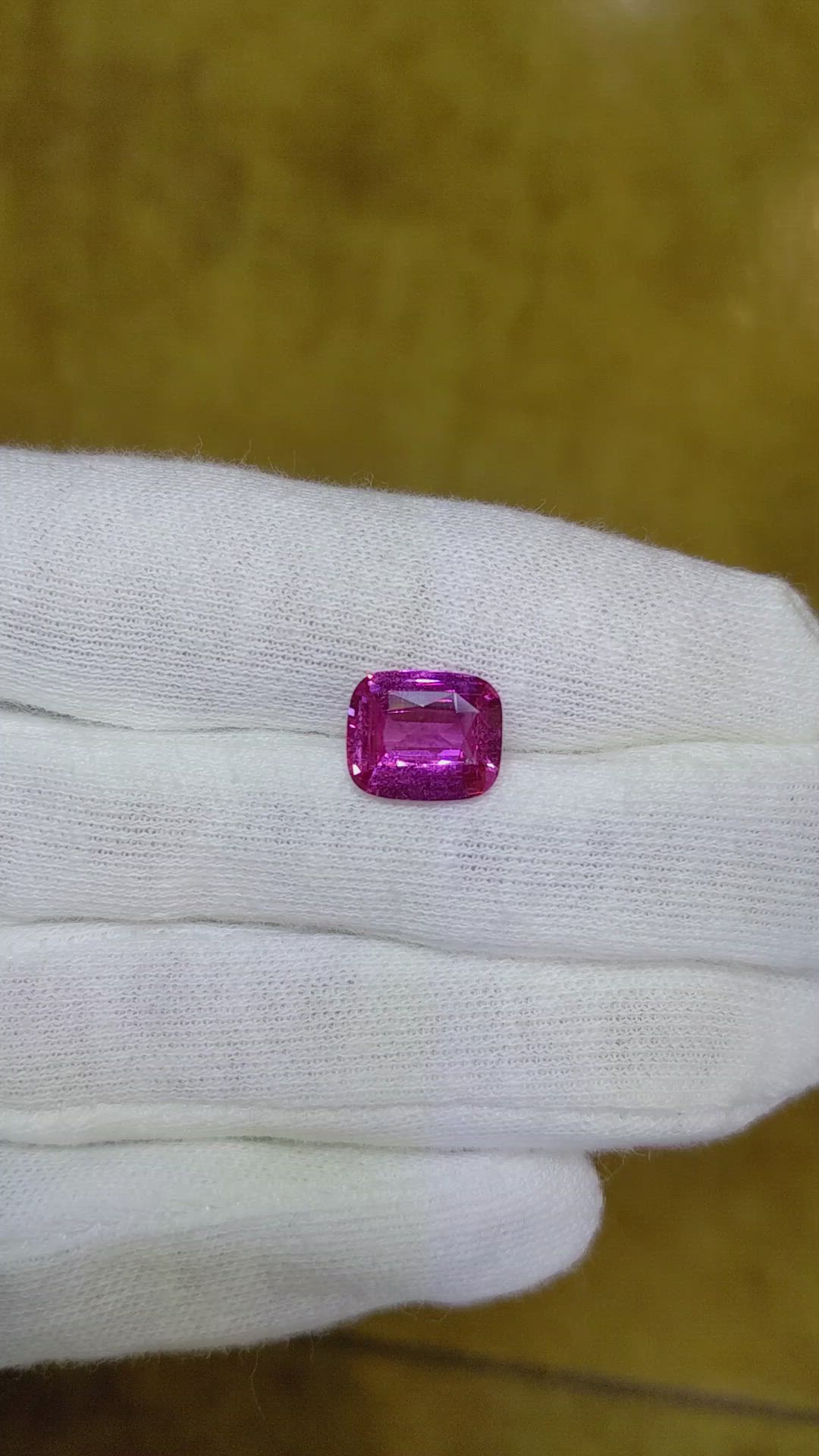 3.54 Ct. Pink Sapphire from Madagascar Size Video
