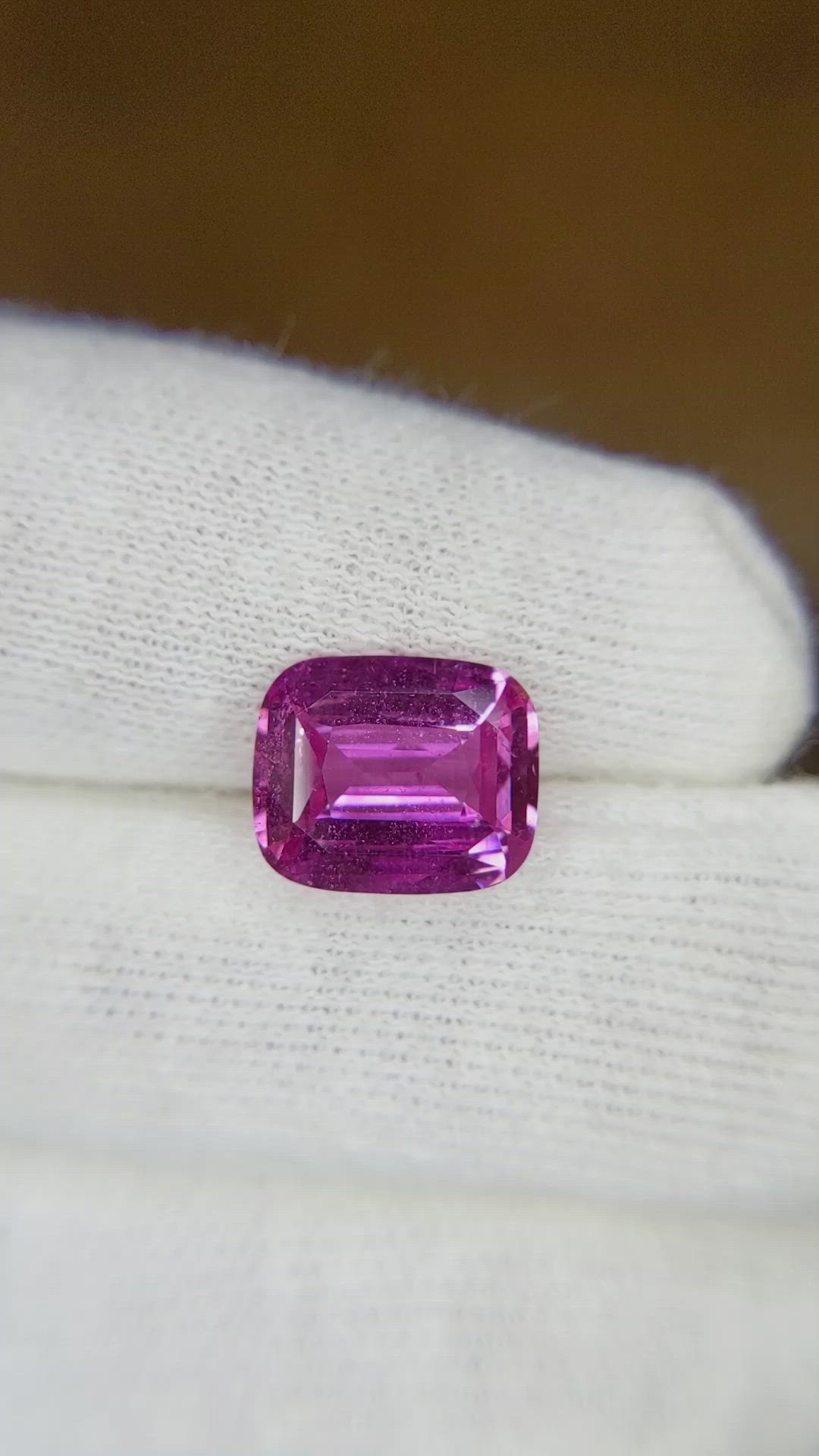 3.54 Ct. Pink Sapphire from Madagascar Size Video