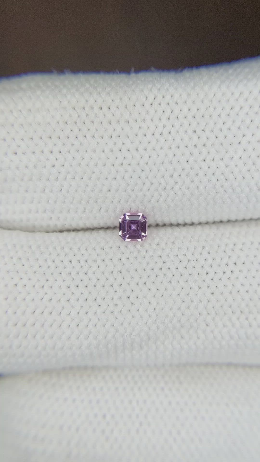 0.17 Ct. Pink Sapphire from Ceylon (Sri Lanka) Size Video