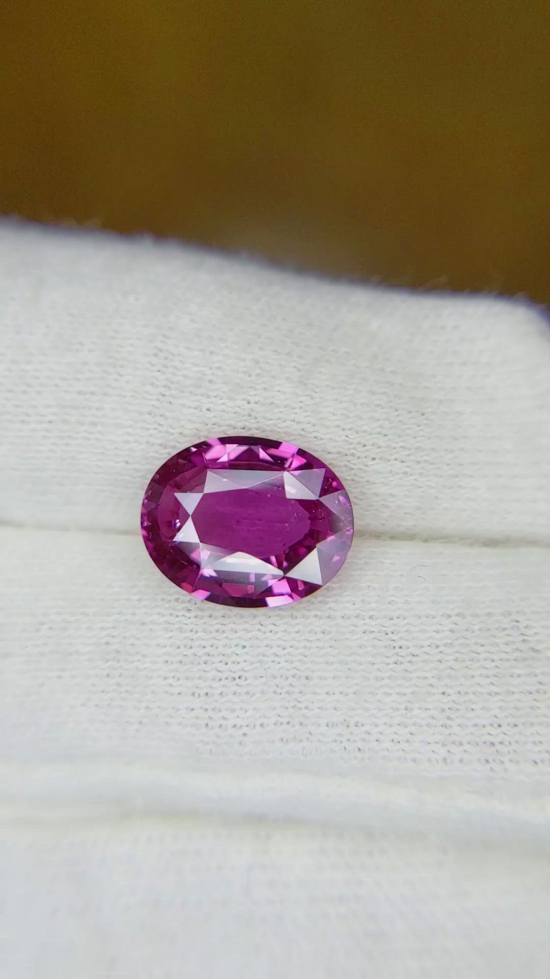 3.98 Ct. Pink Sapphire from Madagascar Size Video