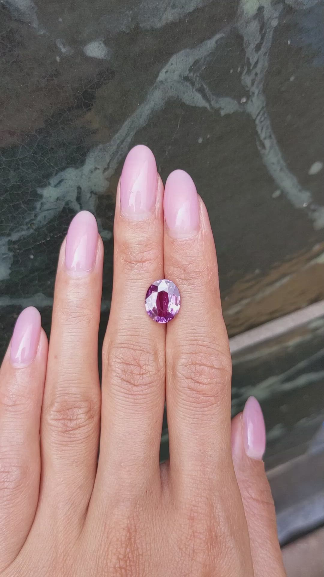 3.98 Ct. Pink Sapphire from Madagascar Size Video