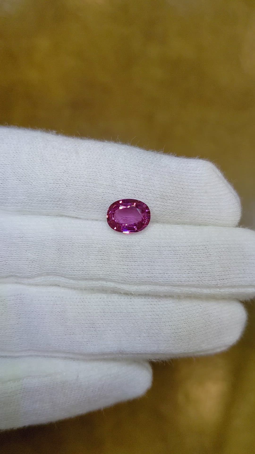 2.23 Ct. Pink Sapphire from Madagascar Size Video