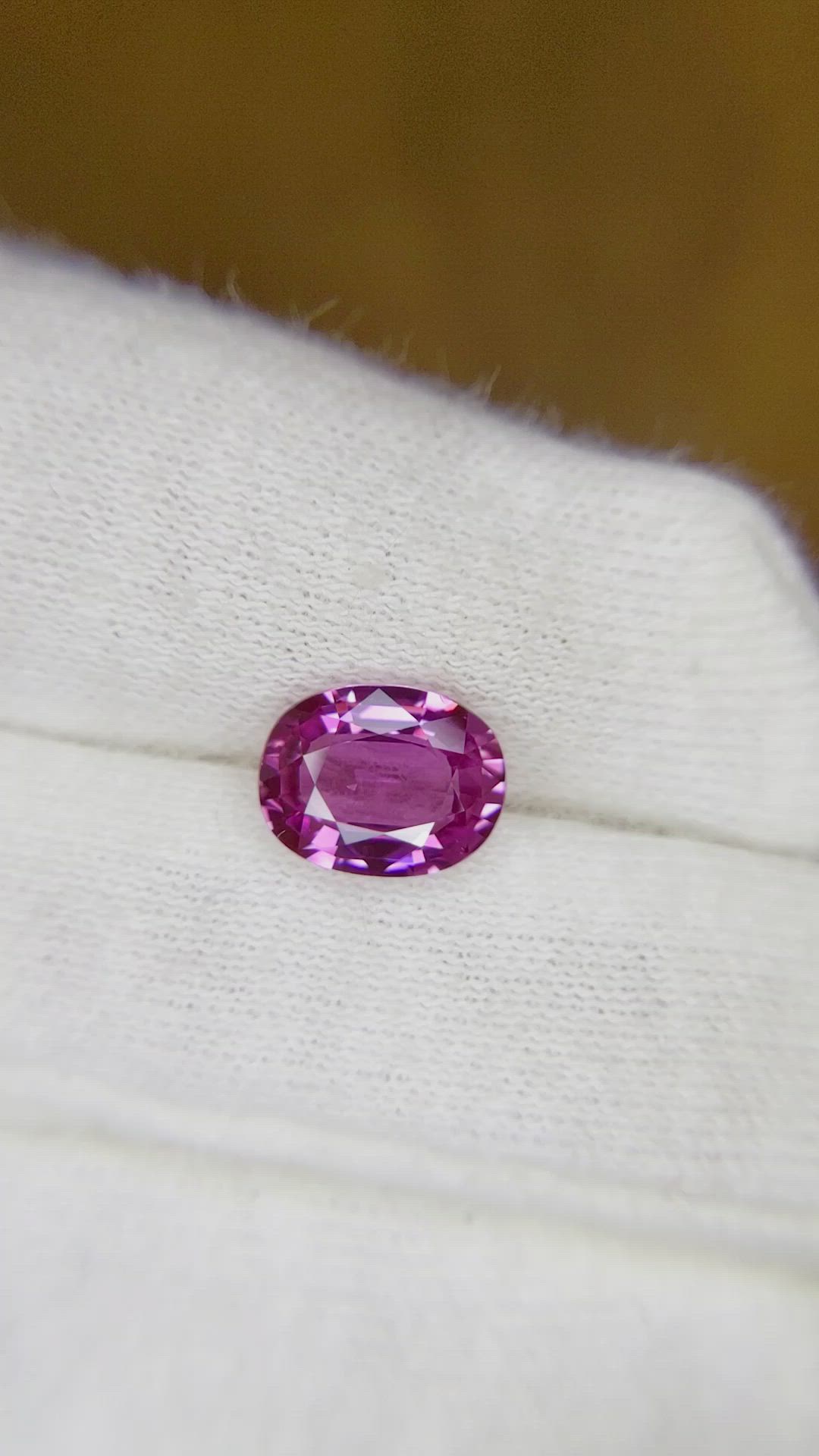 2.23 Ct. Pink Sapphire from Madagascar Size Video
