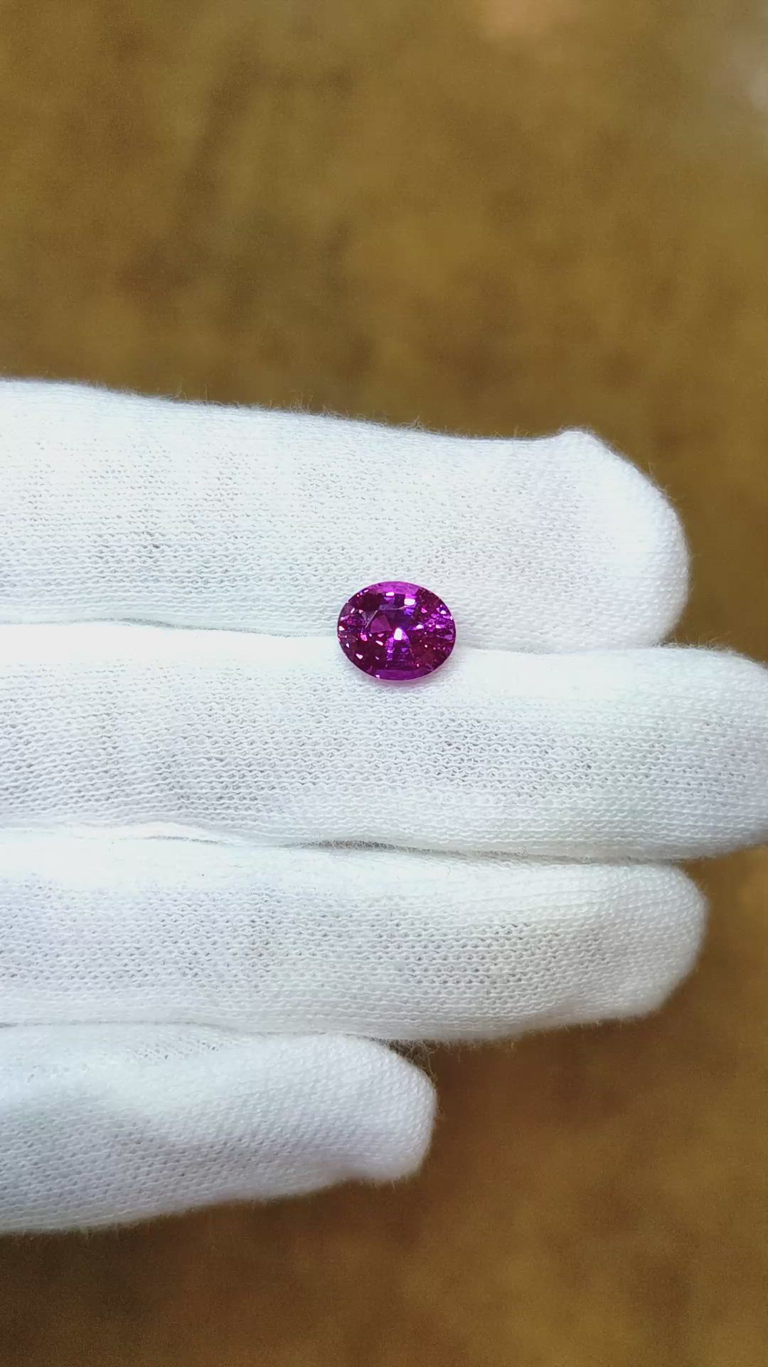 2.37 Ct. Pink Sapphire from Madagascar Size Video