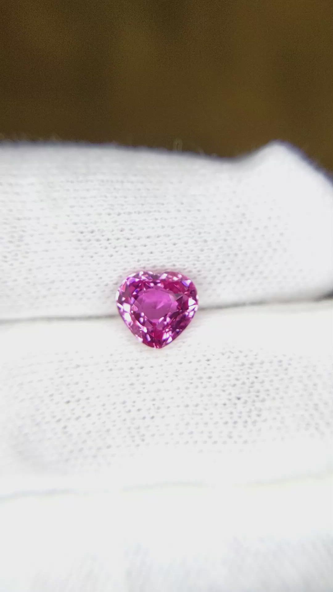 2.11 Ct. Pink Sapphire from Madagascar Size Video