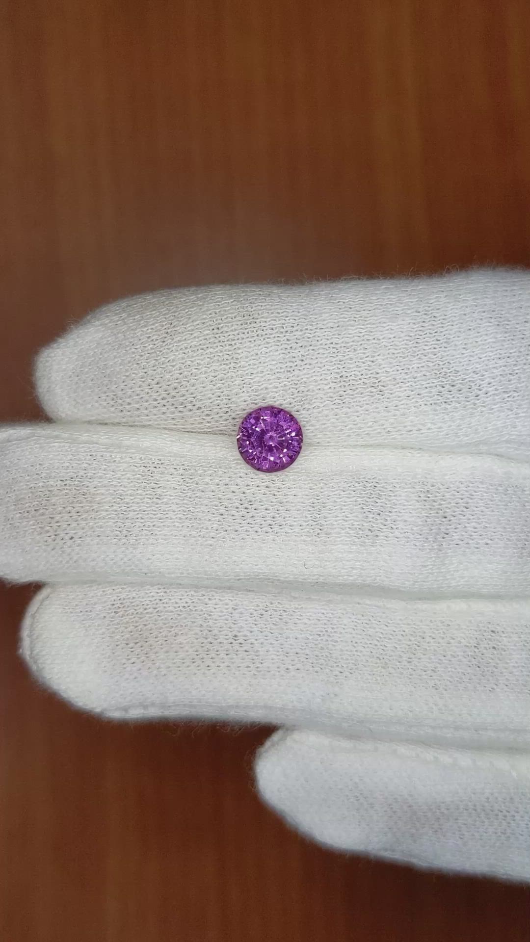 1.33 Ct. Pink Sapphire from Ceylon (Sri Lanka) Size Video