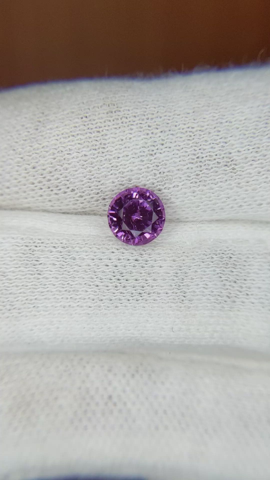 1.33 Ct. Pink Sapphire from Ceylon (Sri Lanka) Size Video
