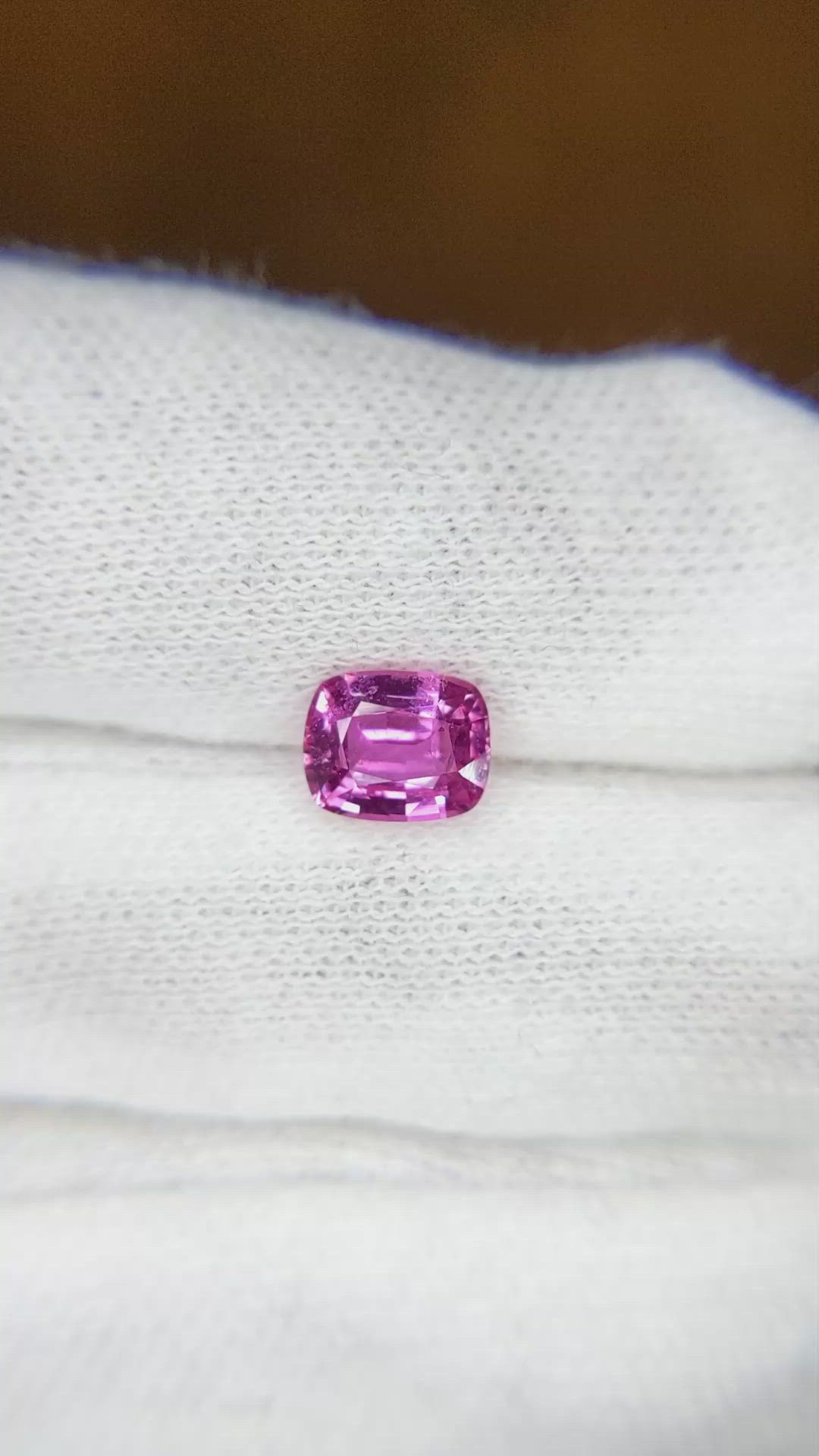 1.44 Ct. Pink Sapphire from Ceylon (Sri Lanka) Size Video