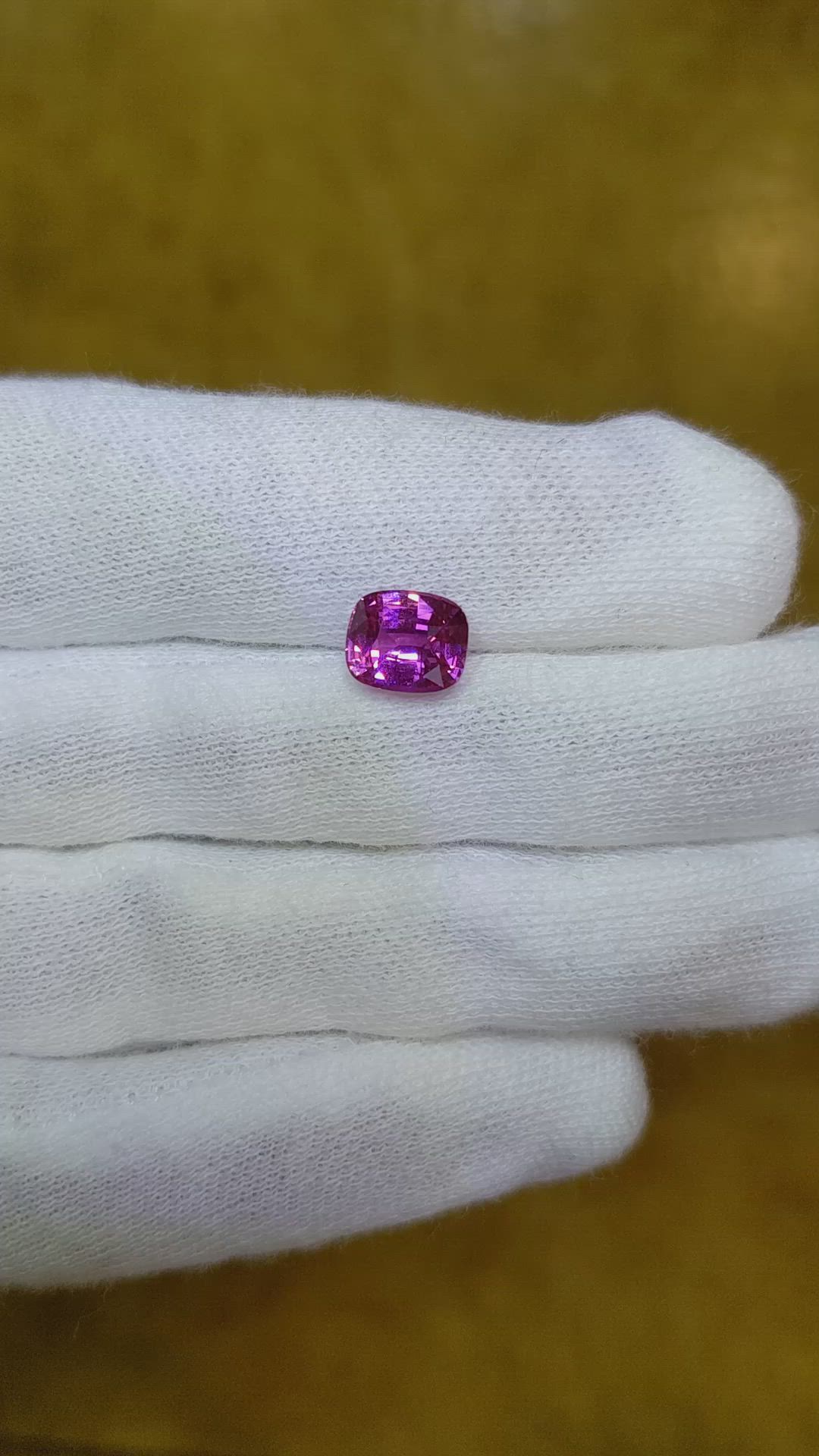 2.13 Ct. Pink Sapphire from Ceylon (Sri Lanka) Size Video