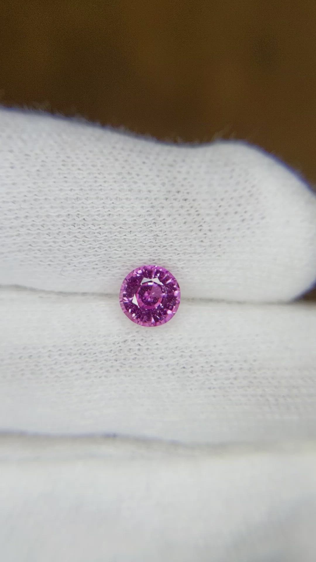 1.06 Ct. Pink Sapphire from Ceylon (Sri Lanka) Size Video