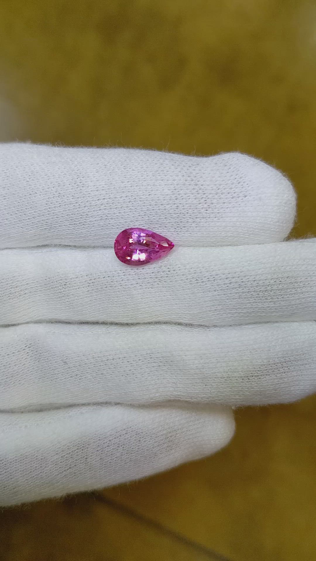 1.66 Ct. Pink Sapphire from Ceylon (Sri Lanka) Size Video