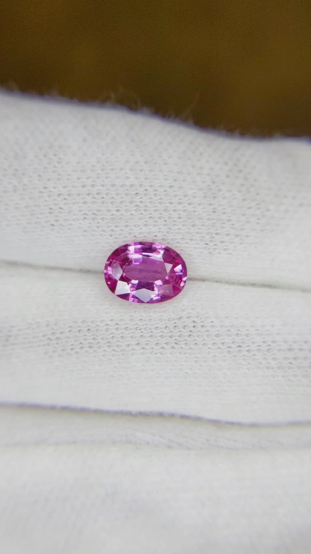 1.41 Ct. Pink Sapphire from Ceylon (Sri Lanka) Size Video