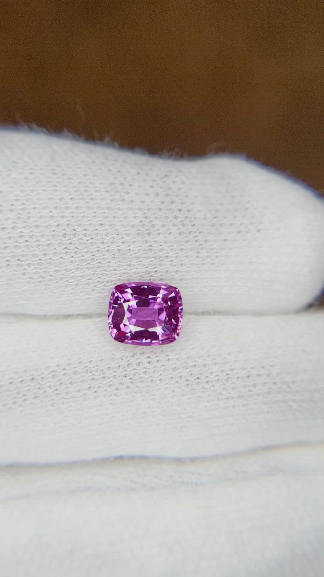 1.32 Ct. Pink Sapphire from Ceylon (Sri Lanka) Size Video