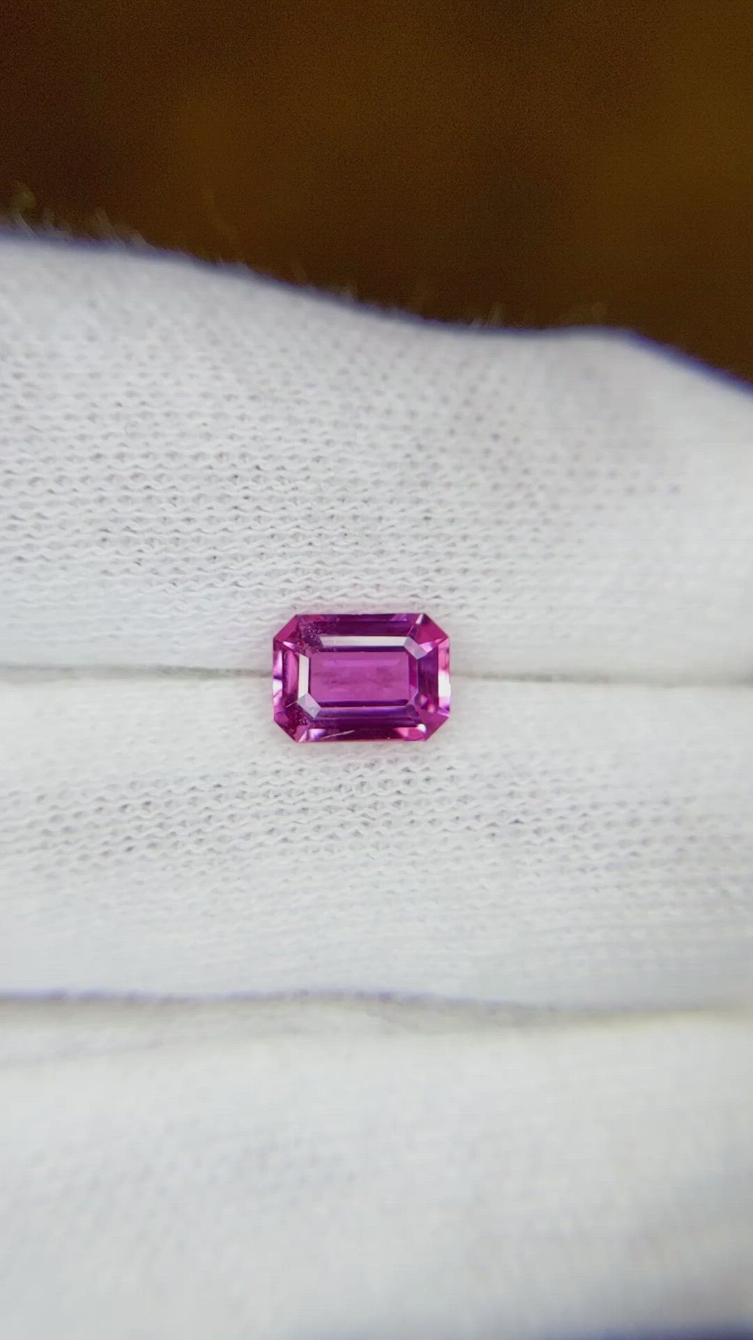 1.19 Ct. Pink Sapphire from Ceylon (Sri Lanka) Size Video