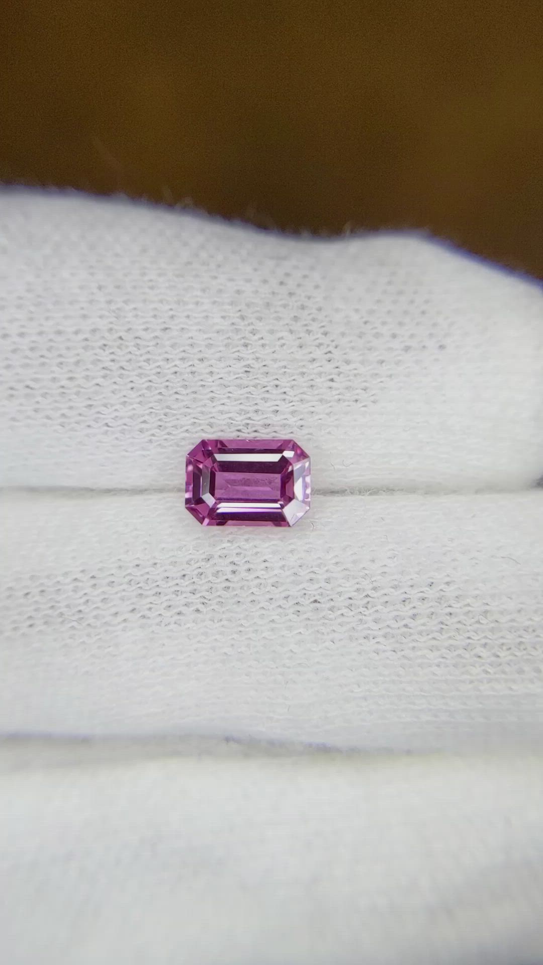 1.04 Ct. Pink Sapphire from Ceylon (Sri Lanka) Size Video