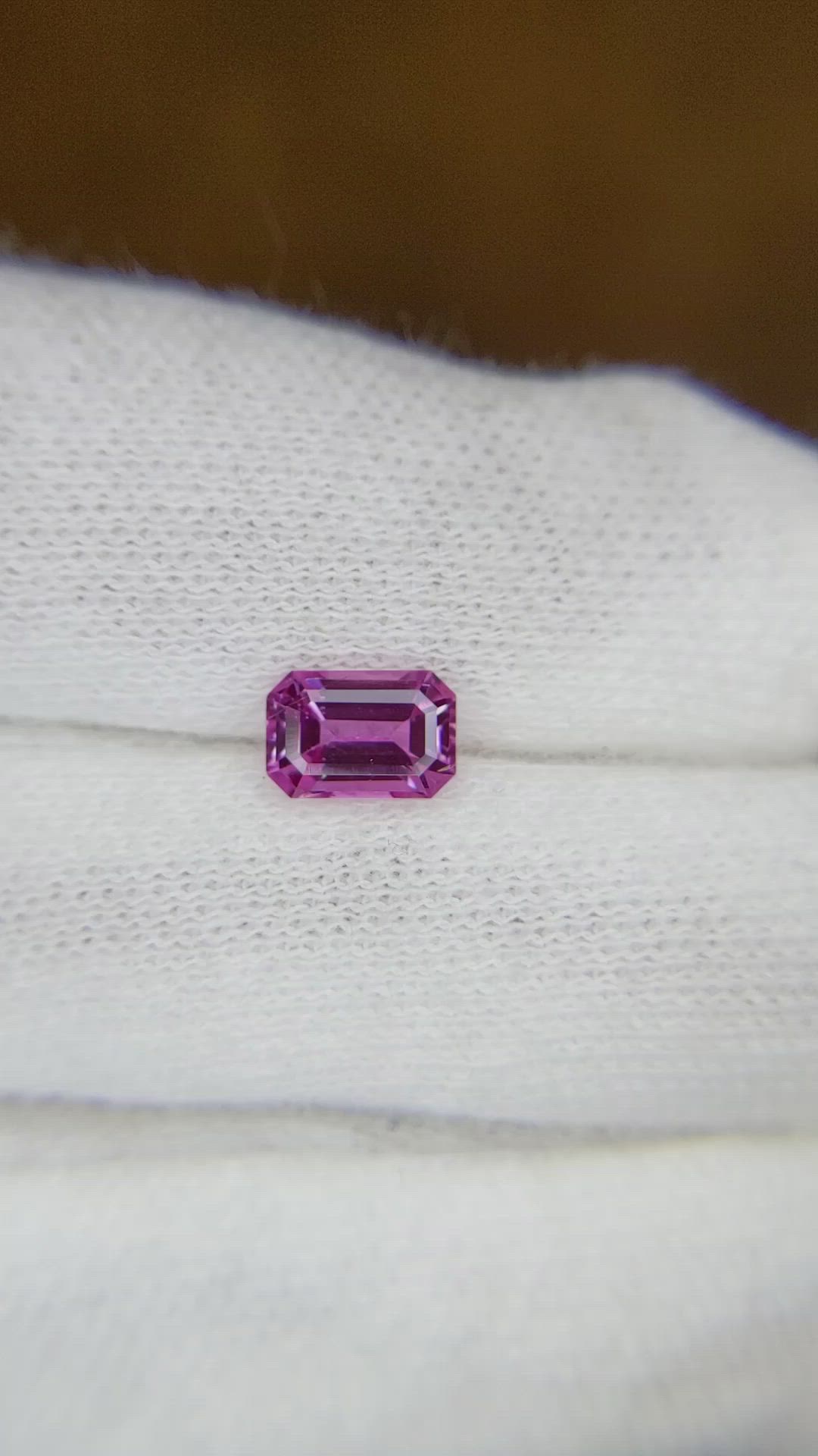 1.12 Ct. Pink Sapphire from Ceylon (Sri Lanka) Size Video