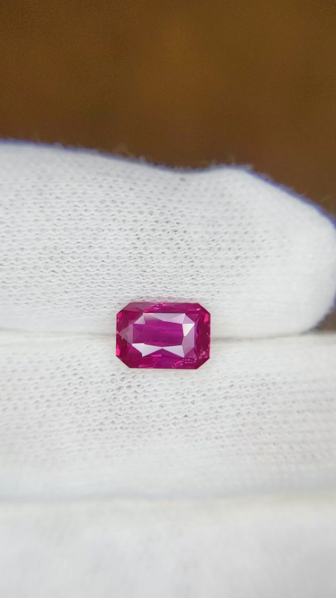 1.74 Ct. Reddish Pink Sapphire from Mozambique Size Video