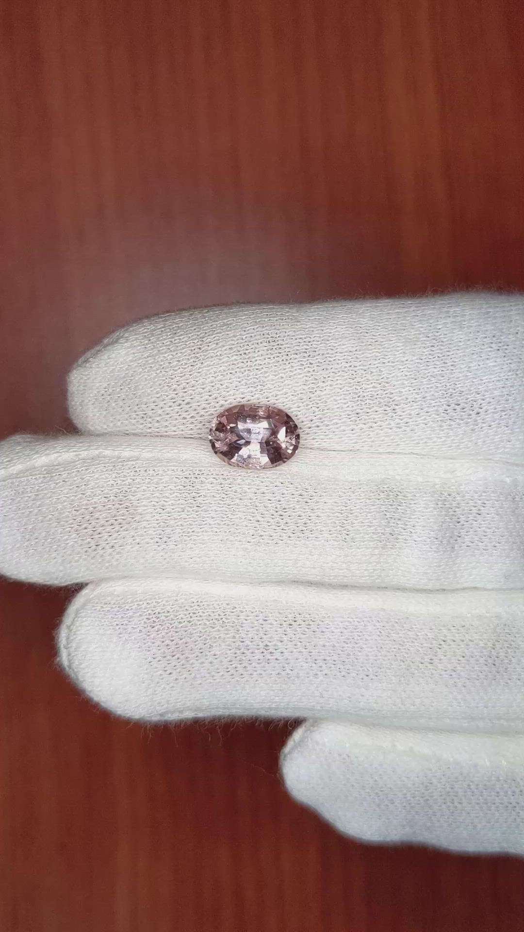 2.38 Ct. Pink Sapphire from Ceylon (Sri Lanka) Size Video