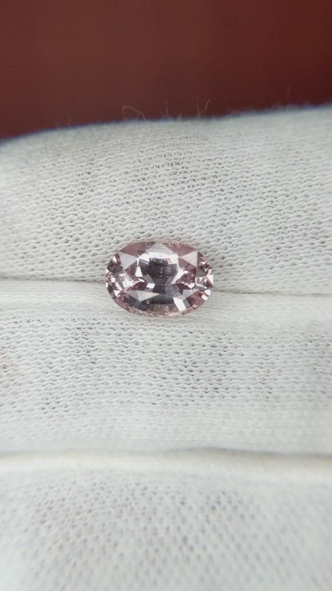 2.38 Ct. Pink Sapphire from Ceylon (Sri Lanka) Size Video