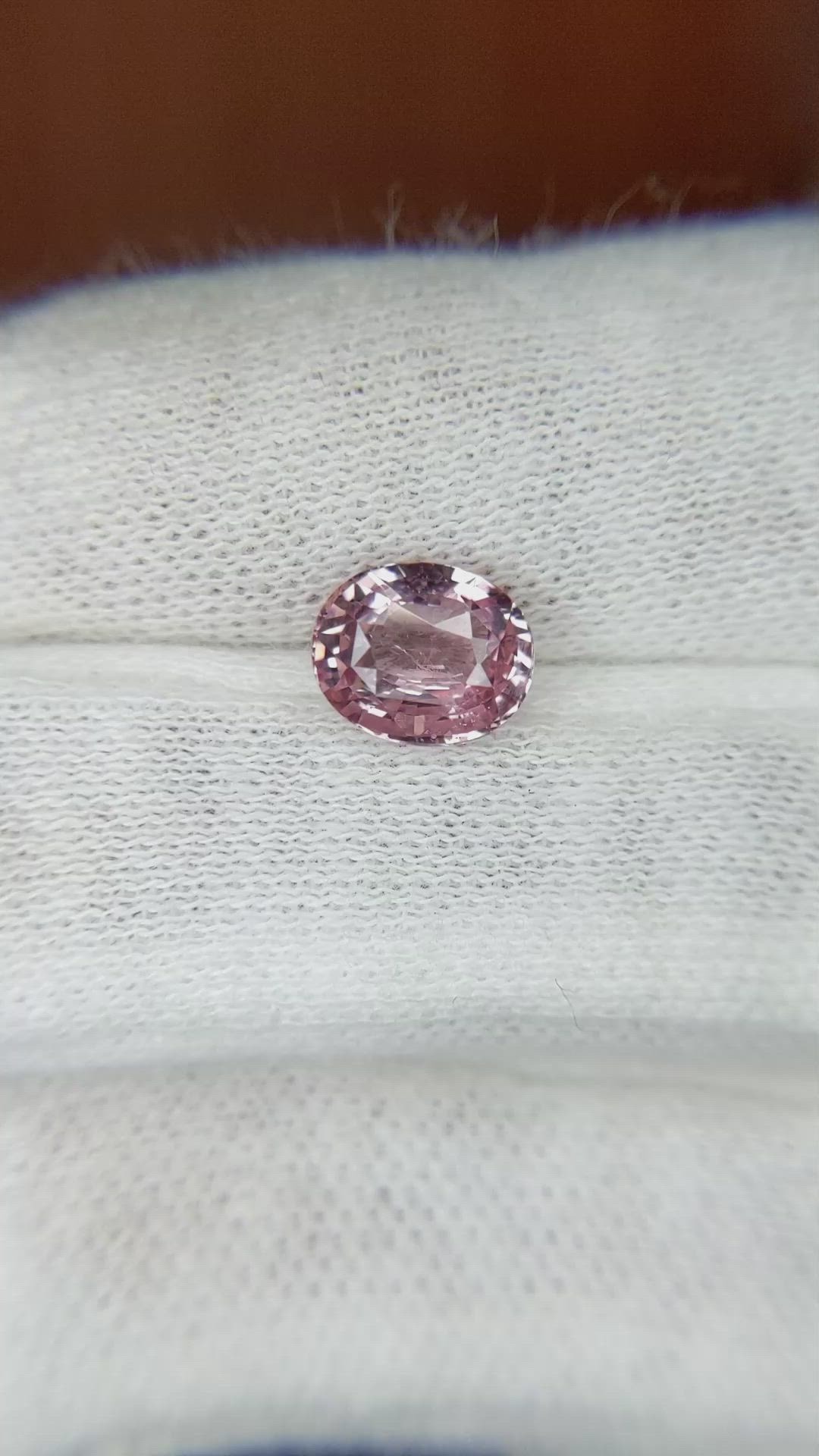 2.07 Ct. Pink Sapphire from Ceylon (Sri Lanka) Size Video