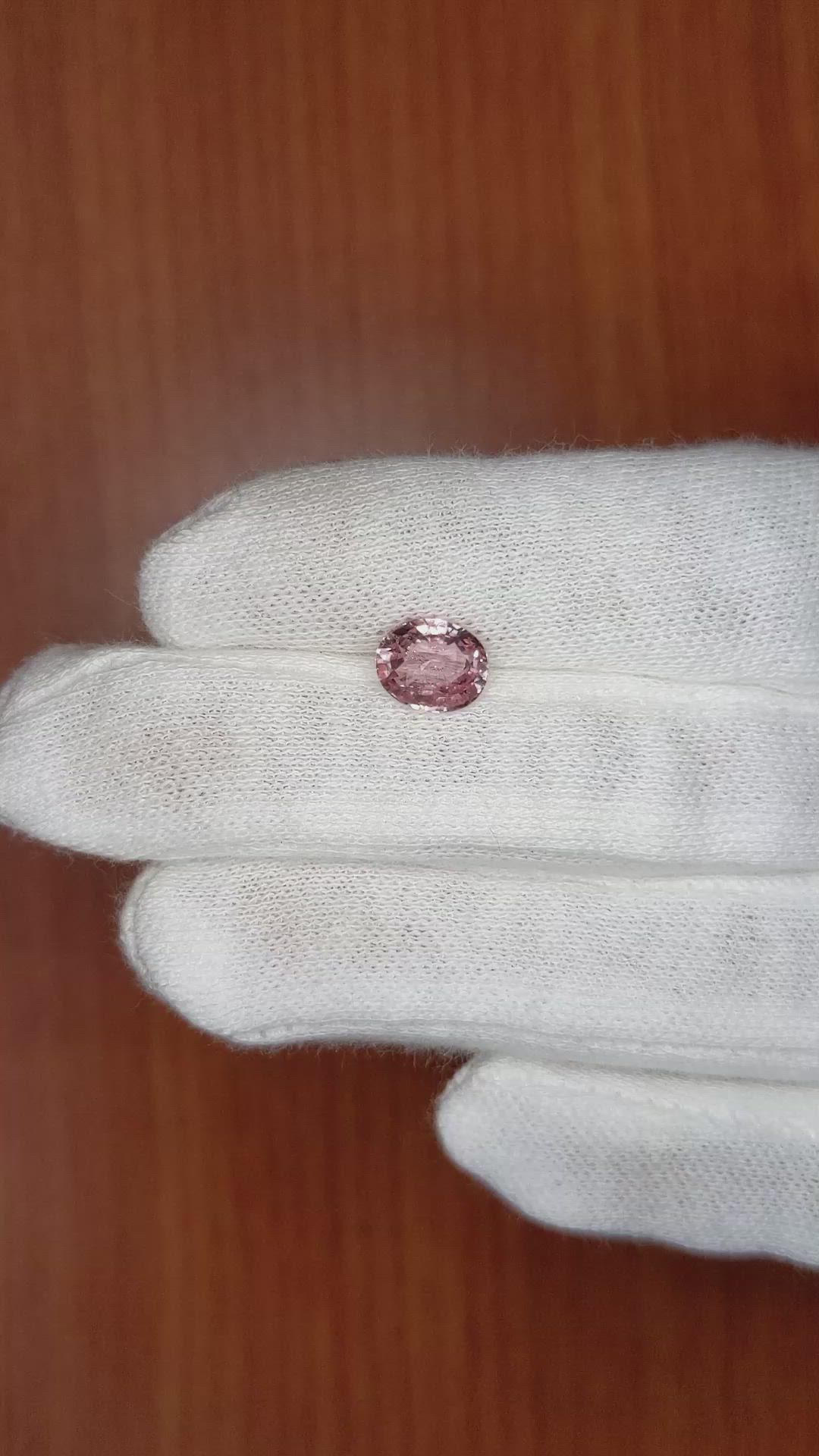 2.07 Ct. Pink Sapphire from Ceylon (Sri Lanka) Size Video