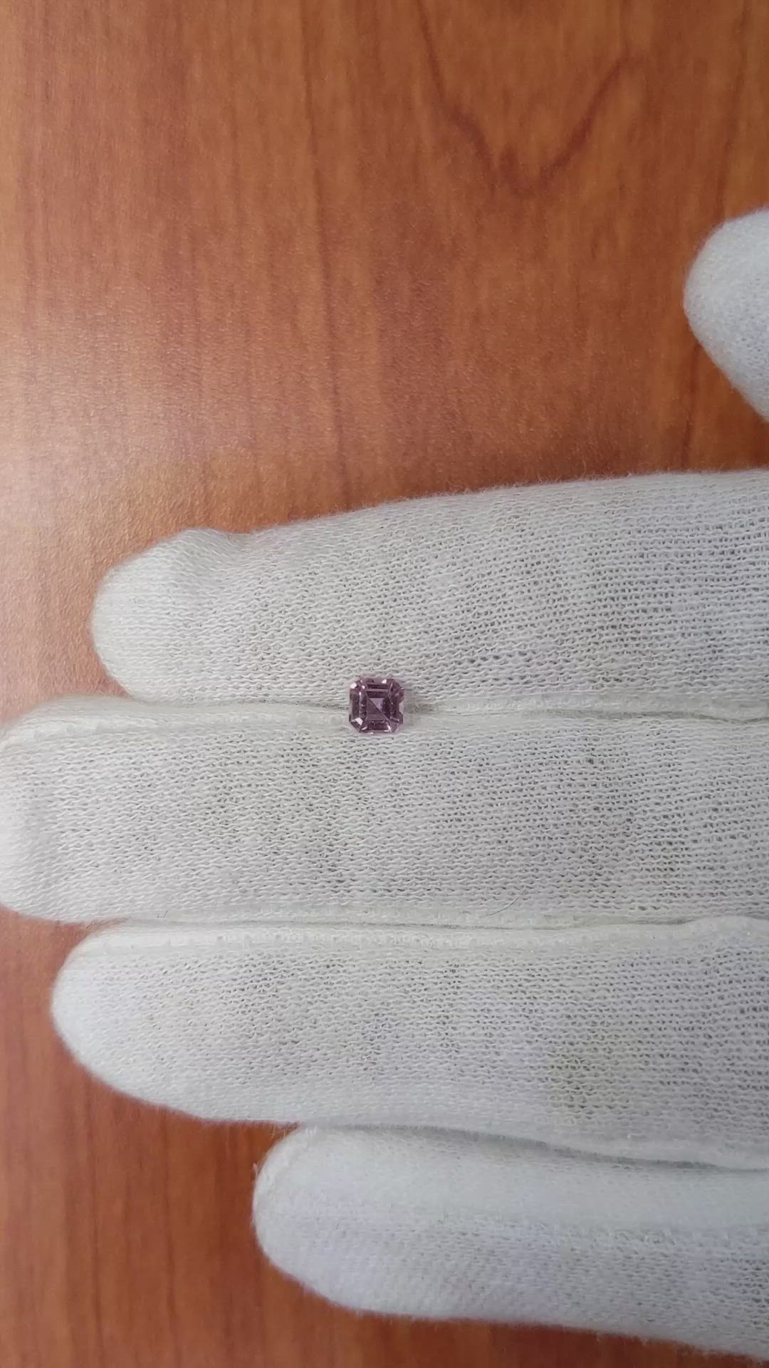 0.38 Ct. Pink Sapphire from Ceylon (Sri Lanka) Size Video