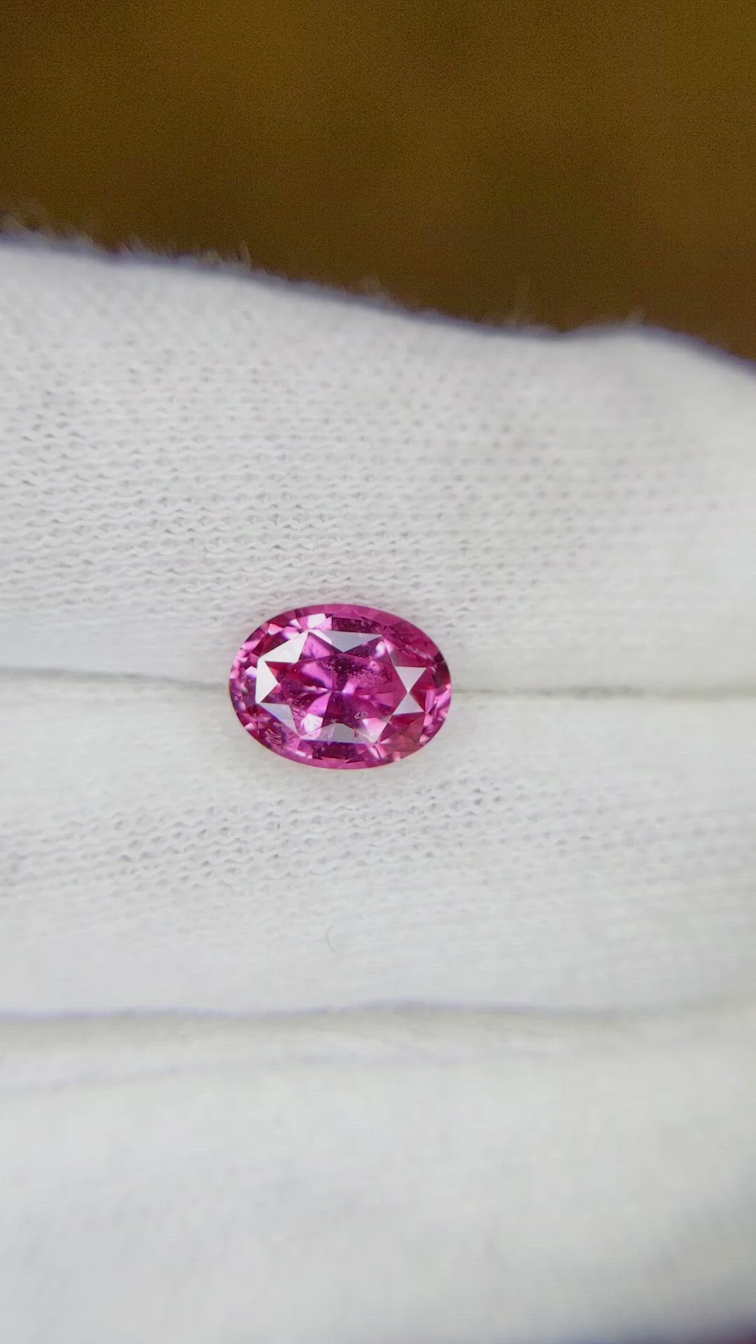 2.14 Ct. Pink Sapphire from Ceylon (Sri Lanka) Size Video