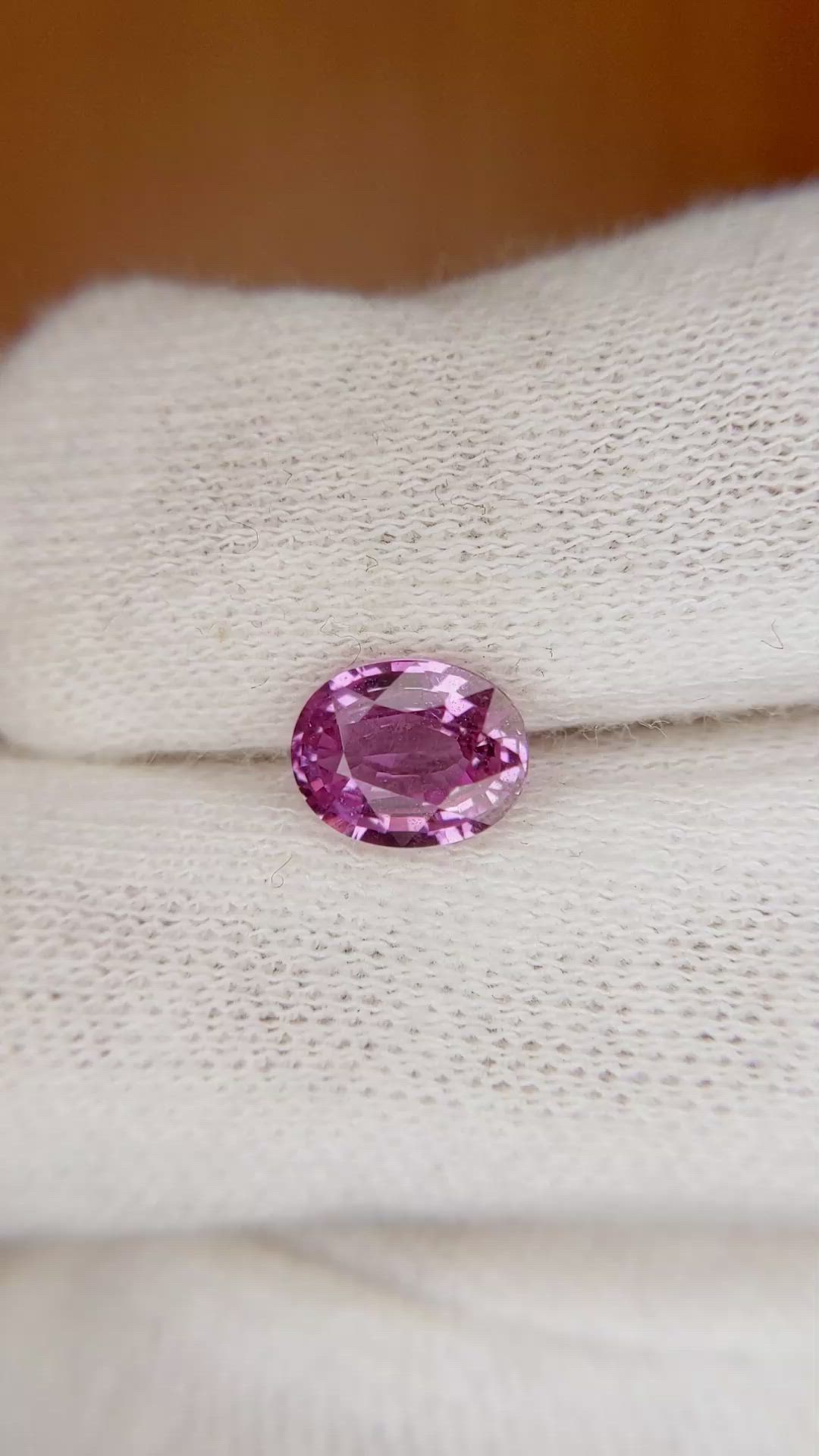 1.46 Ct. Pink Sapphire from Ceylon (Sri Lanka) Size Video