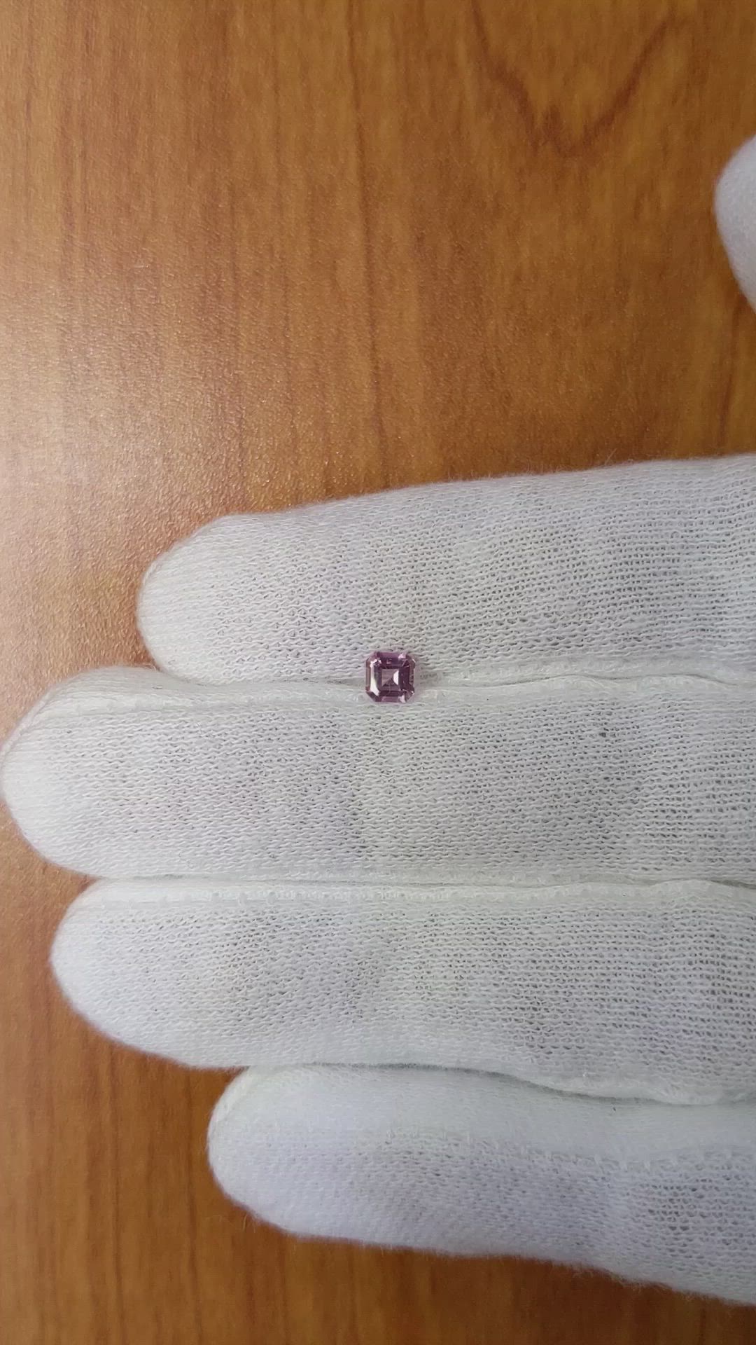 0.30 Ct. Pink Sapphire from Ceylon (Sri Lanka) Size Video