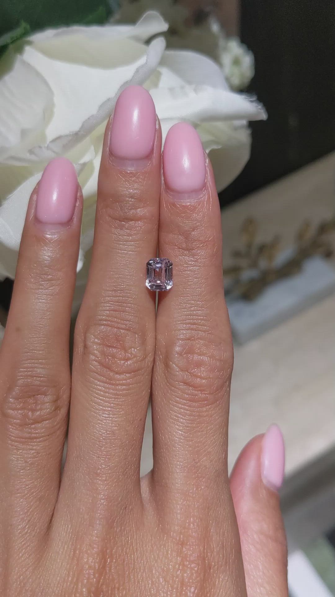 2.01 Ct. Pink Sapphire from Ceylon (Sri Lanka) Size Video