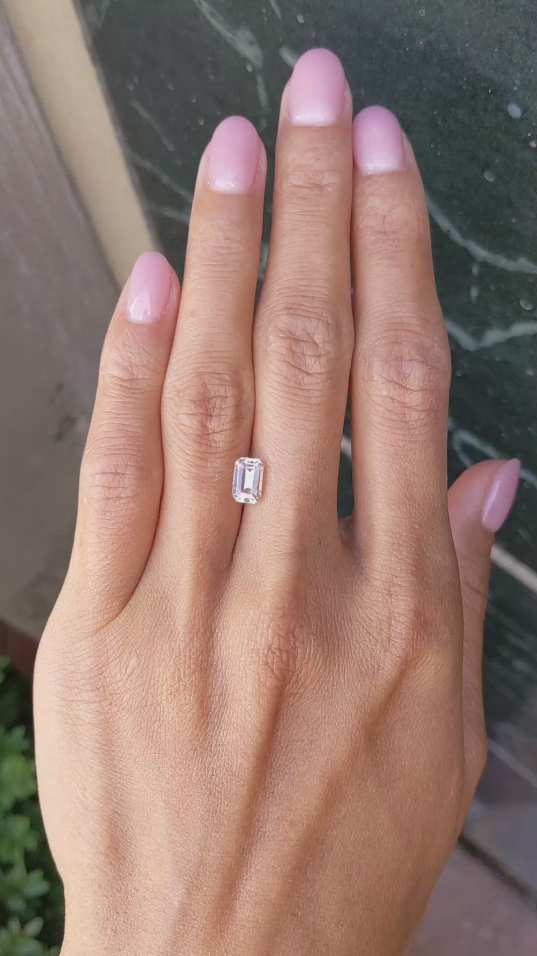 1.56 Ct. Pink Sapphire from Madagascar Size Video