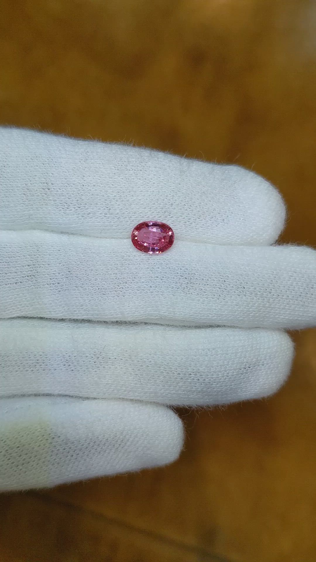 1.04 Ct. Pink Sapphire from Madagascar Size Video