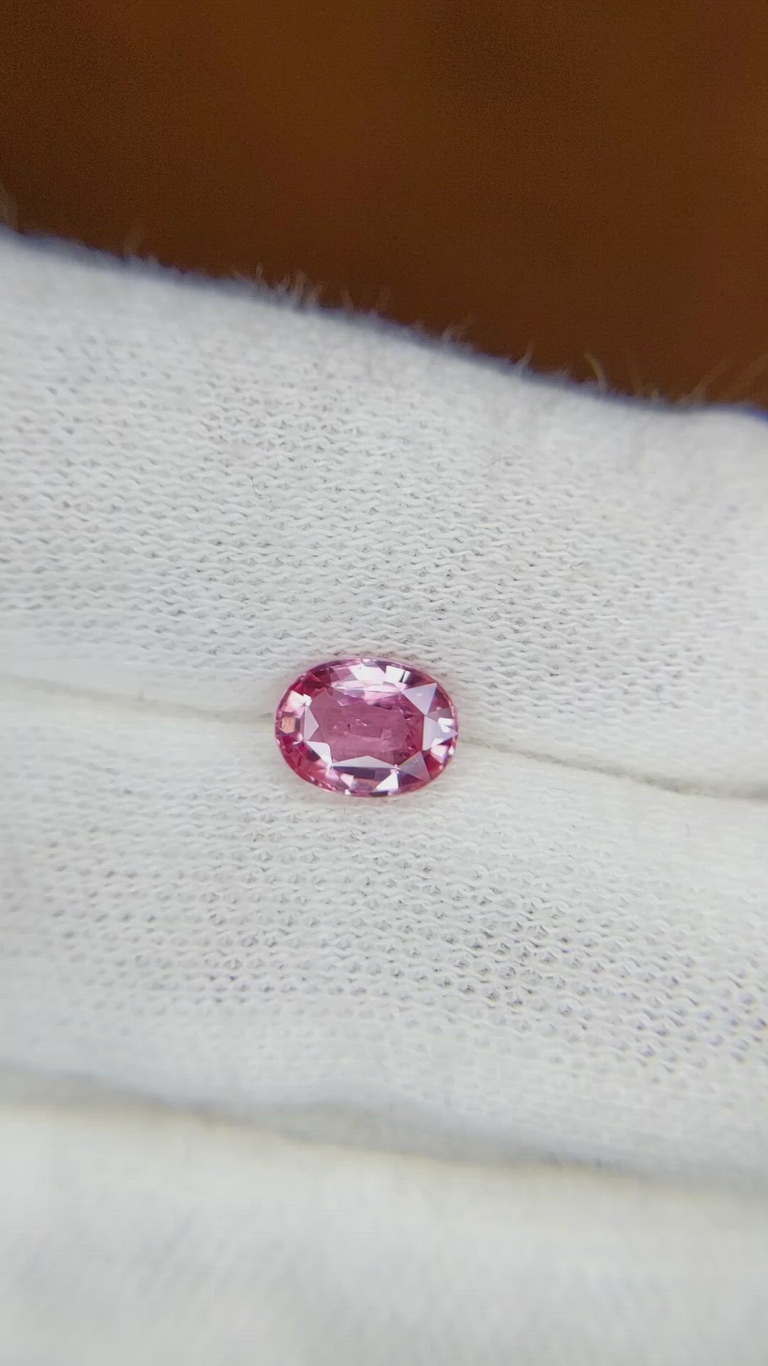 1.04 Ct. Pink Sapphire from Madagascar Size Video