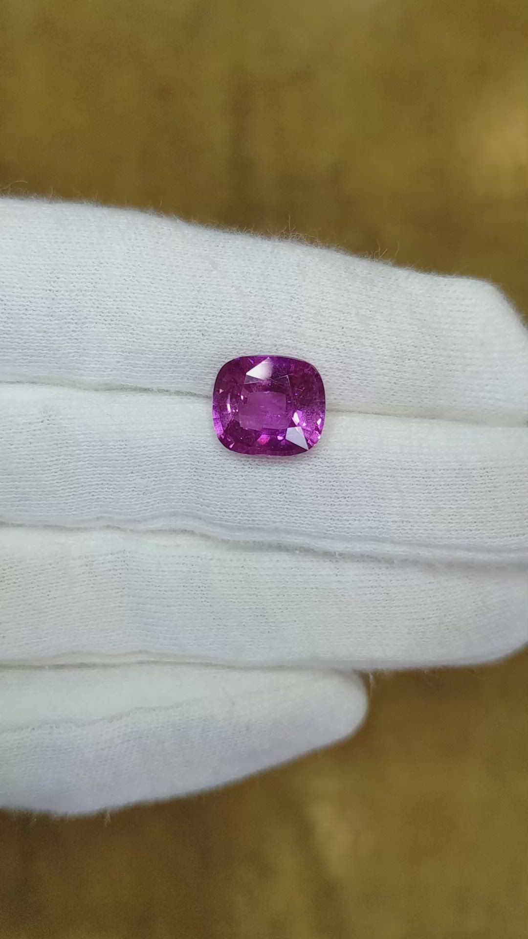 6.00 Ct. Pink Sapphire from Madagascar Size Video