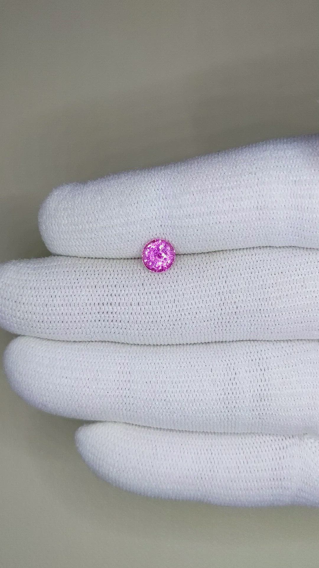 1.22 Ct. Pink Sapphire from Madagascar Size Video