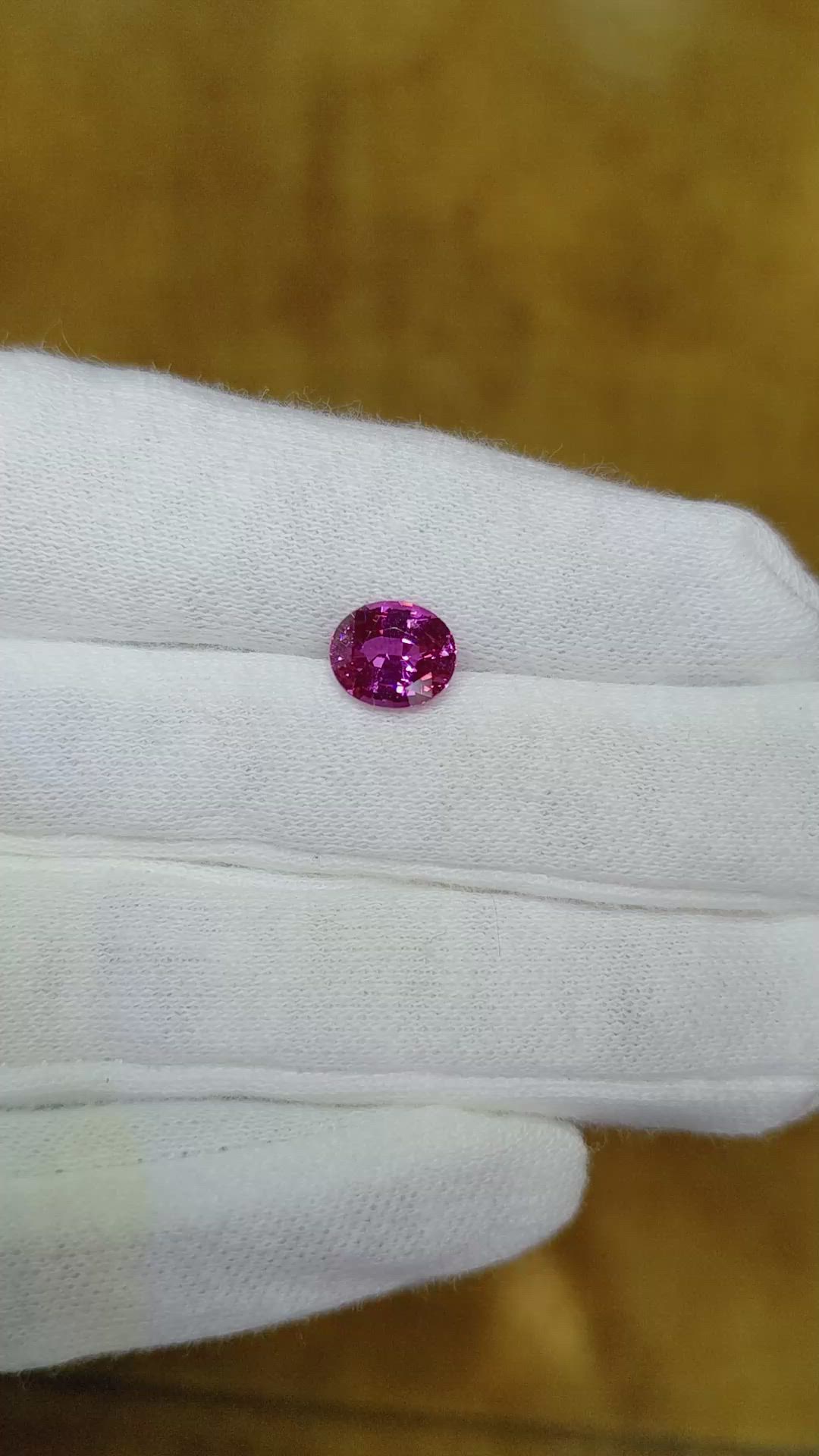 2.06 Ct. Pink Sapphire from Madagascar Size Video