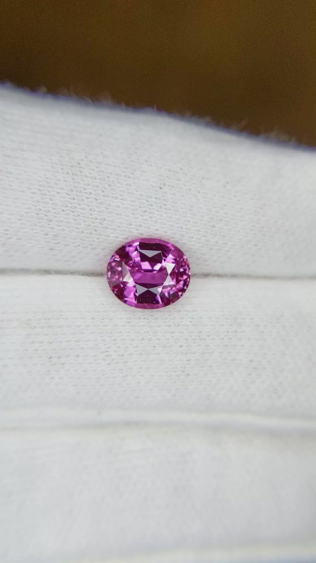 2.06 Ct. Pink Sapphire from Madagascar Size Video