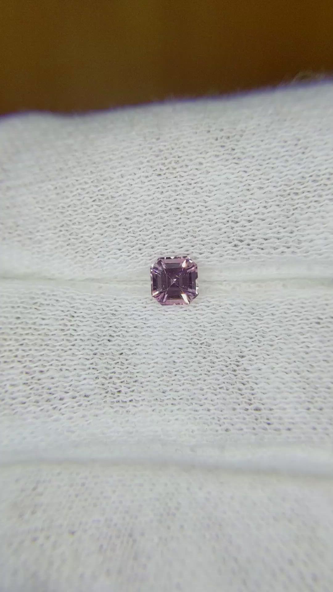 0.37 Ct. Pink Sapphire from Ceylon (Sri Lanka) Size Video