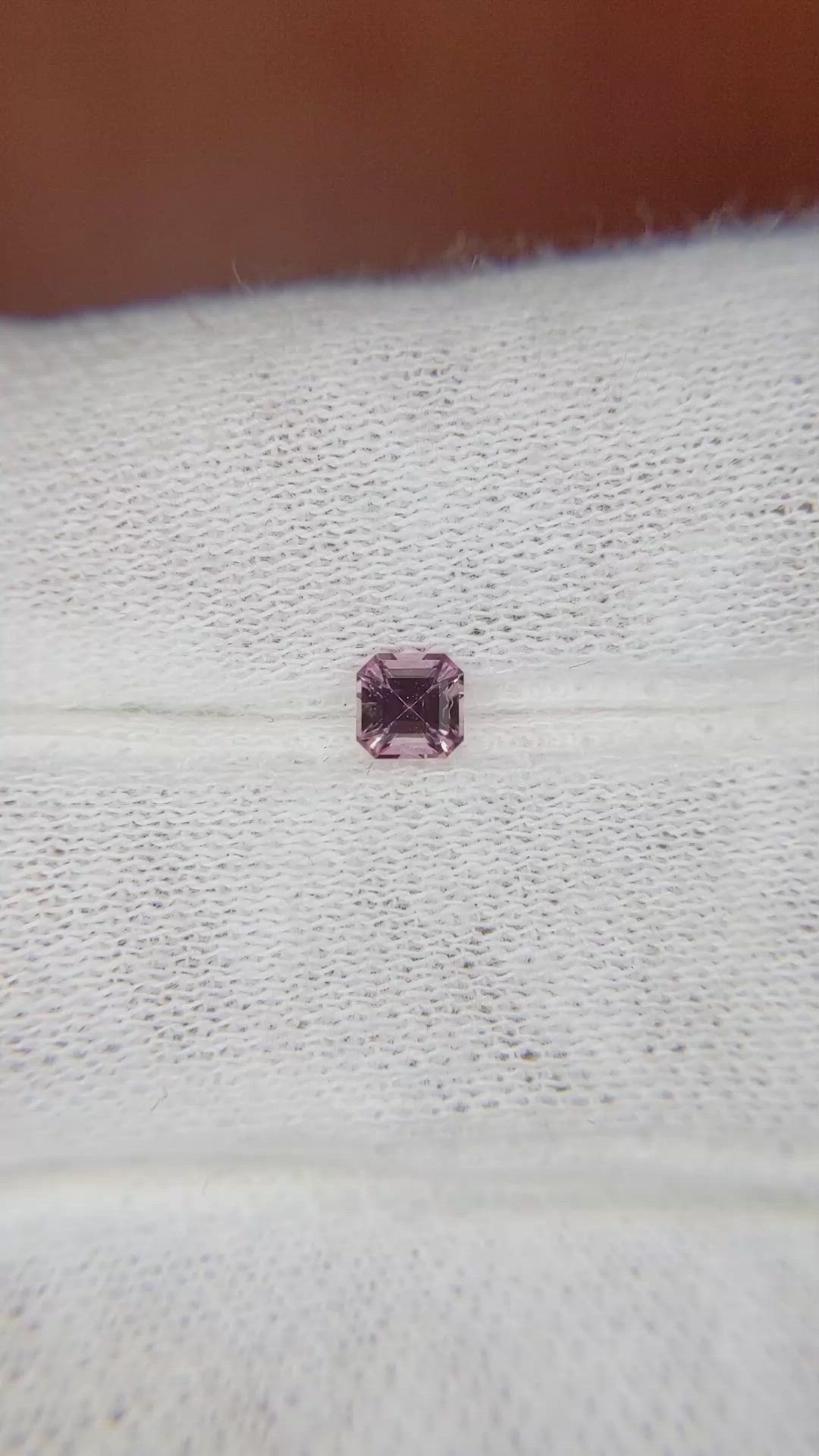 0.29 Ct. Pink Sapphire from Ceylon (Sri Lanka) Size Video