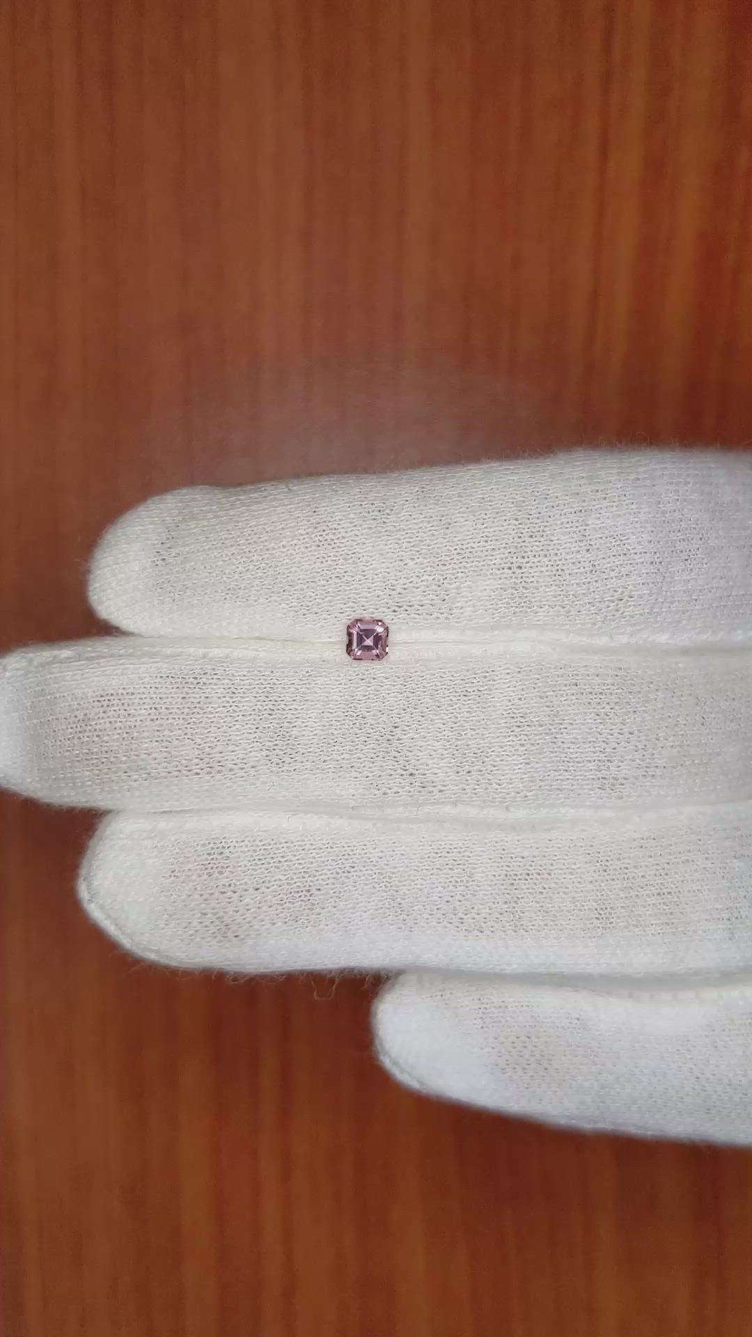 0.29 Ct. Pink Sapphire from Ceylon (Sri Lanka) Size Video