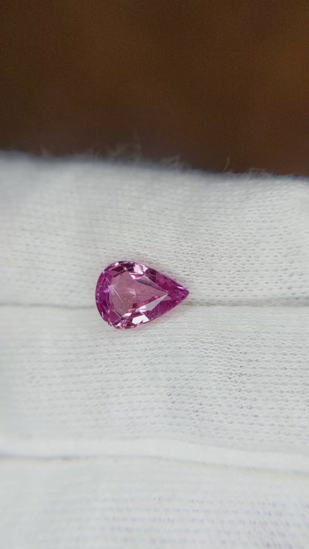1.82 Ct. Pink Sapphire from Ceylon (Sri Lanka) Size Video