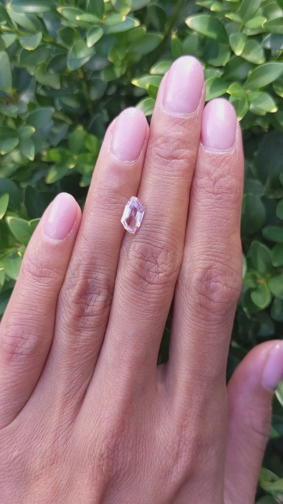 1.49 Ct. Pink Sapphire from Ceylon (Sri Lanka) Size Video