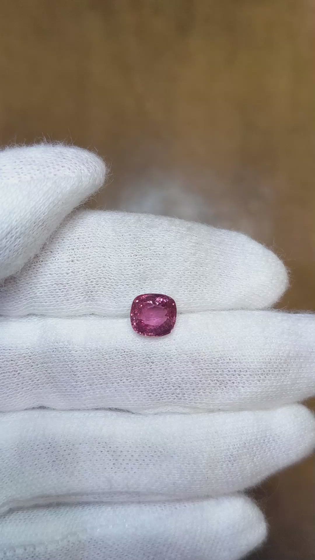2.03 Ct. Pink Sapphire from Ceylon (Sri Lanka) Size Video