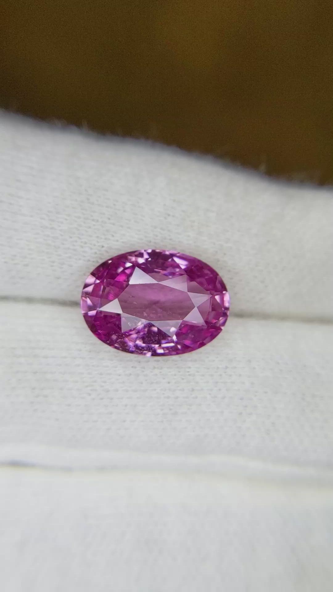 6.38 Ct. Pink Sapphire from Madagascar Size Video