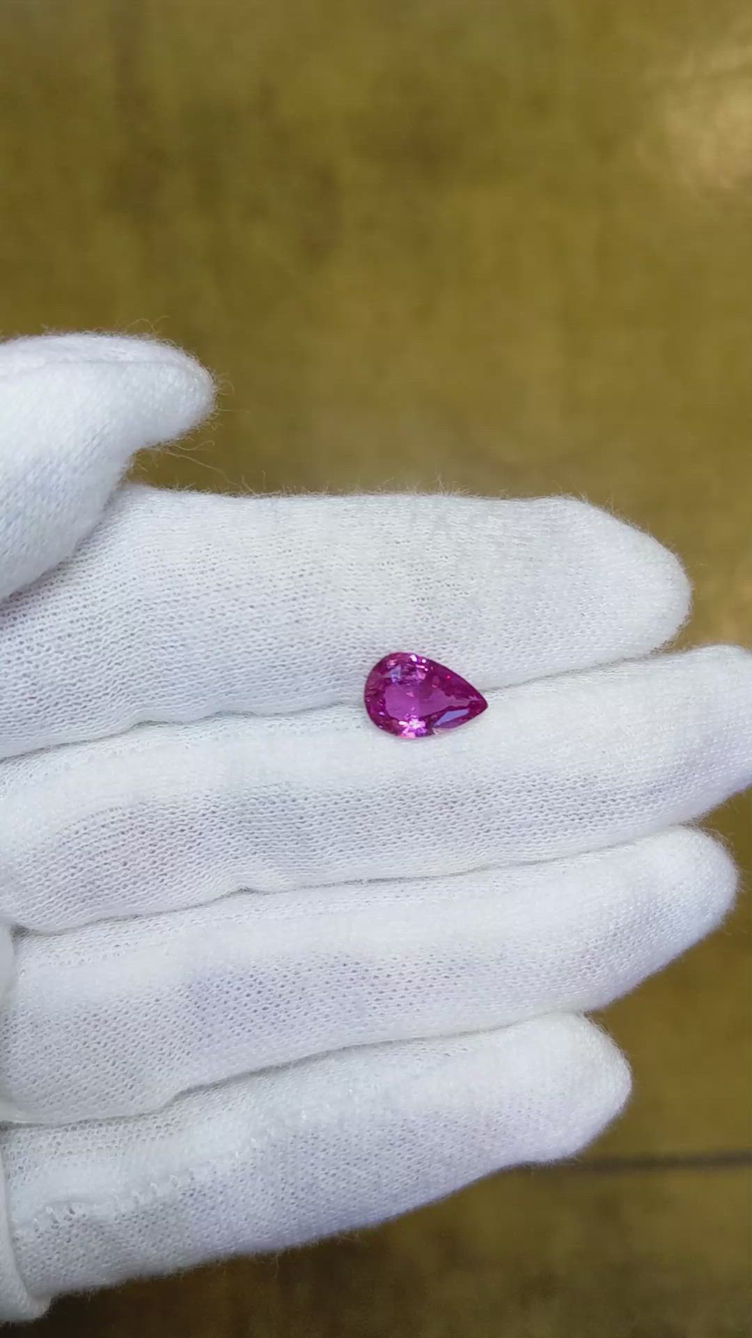 2.06 Ct. Pink Sapphire from Ceylon (Sri Lanka) Size Video