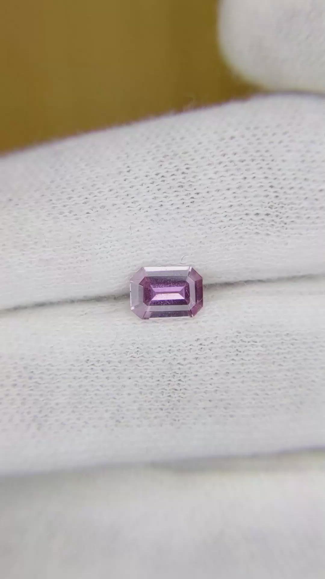 0.83 Ct. Pink Sapphire from Ceylon (Sri Lanka) Size Video